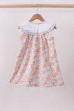 Floral I love my mom embroidery dress - Aaria Tees Aaria Tees