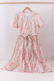 Floral romance tiered maxi dress - Aaria Tees Aaria Tees