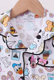 Purple character print bamboo pajama set - Aaria Tees Aaria Tees