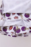 Purple active football print skort set - Aaria Tees Aaria Tees