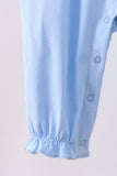 Blue bow applique romper - Aaria Tees Aaria Tees