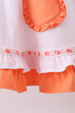 Sage strawberry embroidery ruffle dress - Aaria Tees Aaria Tees