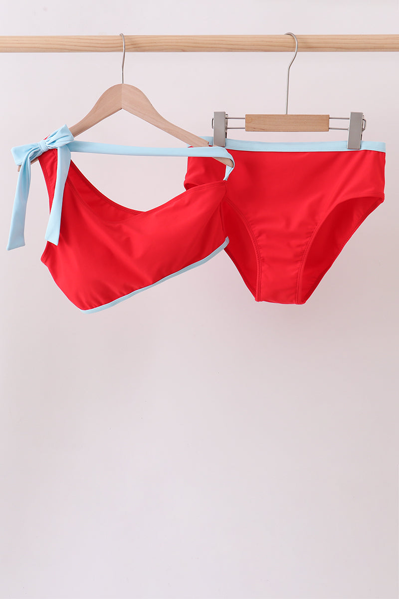 Red 2pc mom&me swimsuit - Aaria Tees Aaria Tees