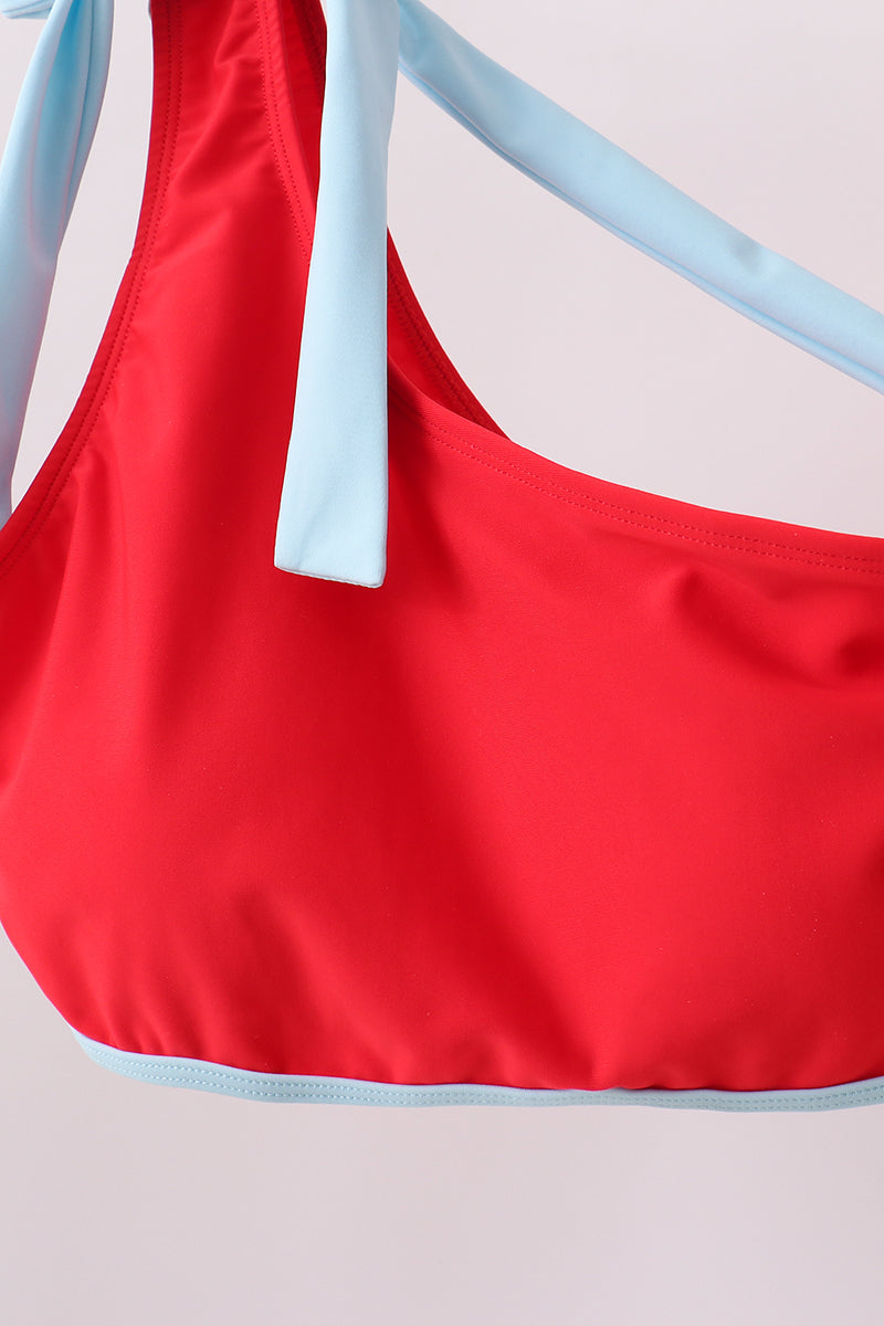 Red 2pc mom&me swimsuit - Aaria Tees Aaria Tees