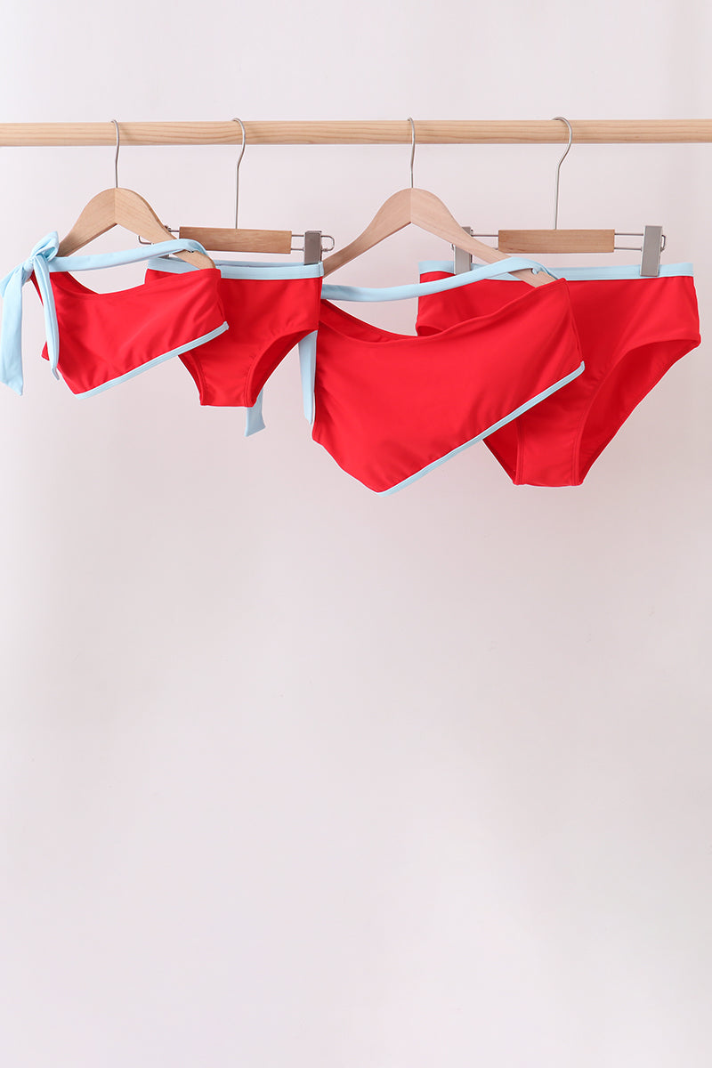 Red 2pc mom&me swimsuit - Aaria Tees Aaria Tees
