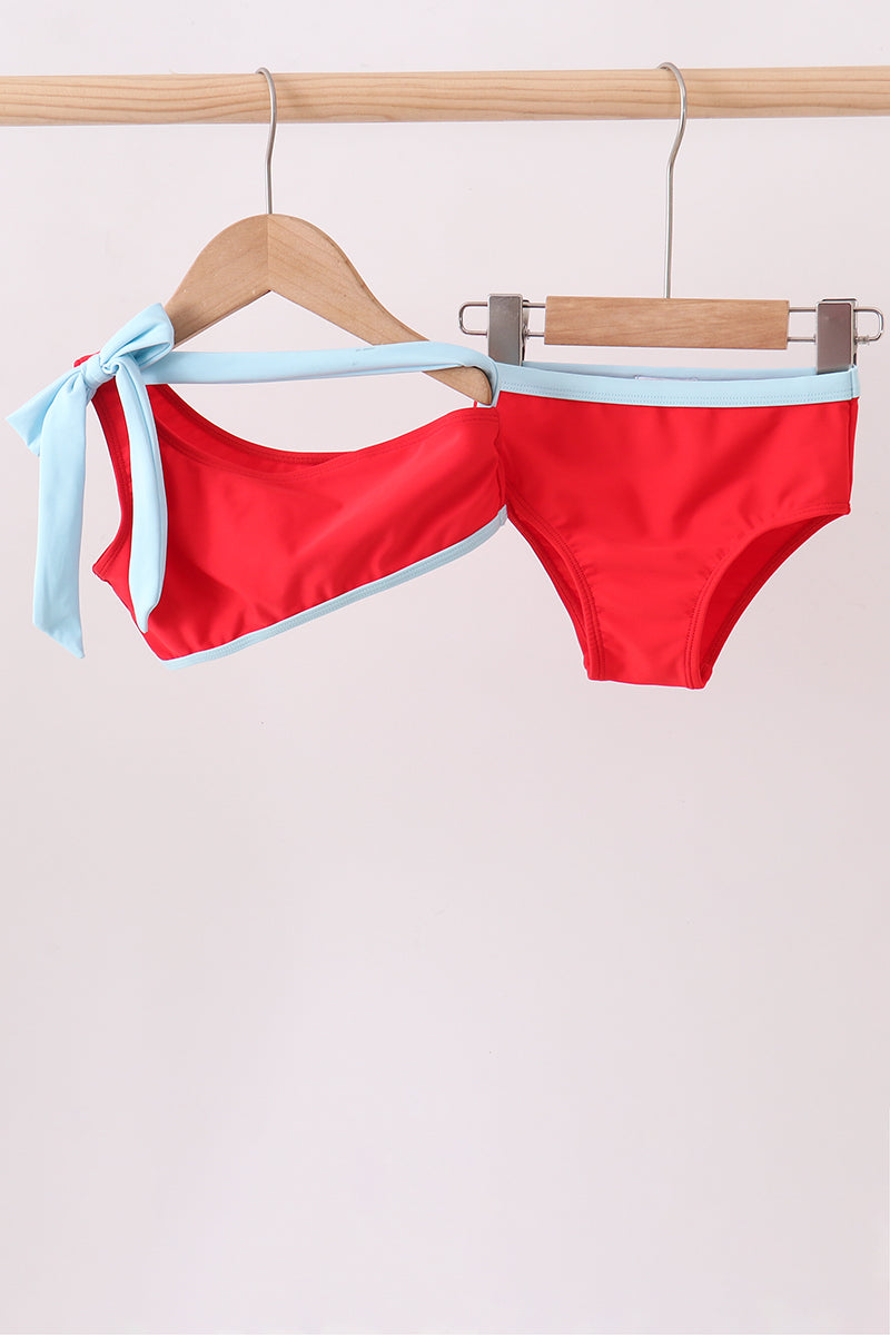 Red 2pc mom&me swimsuit - Aaria Tees