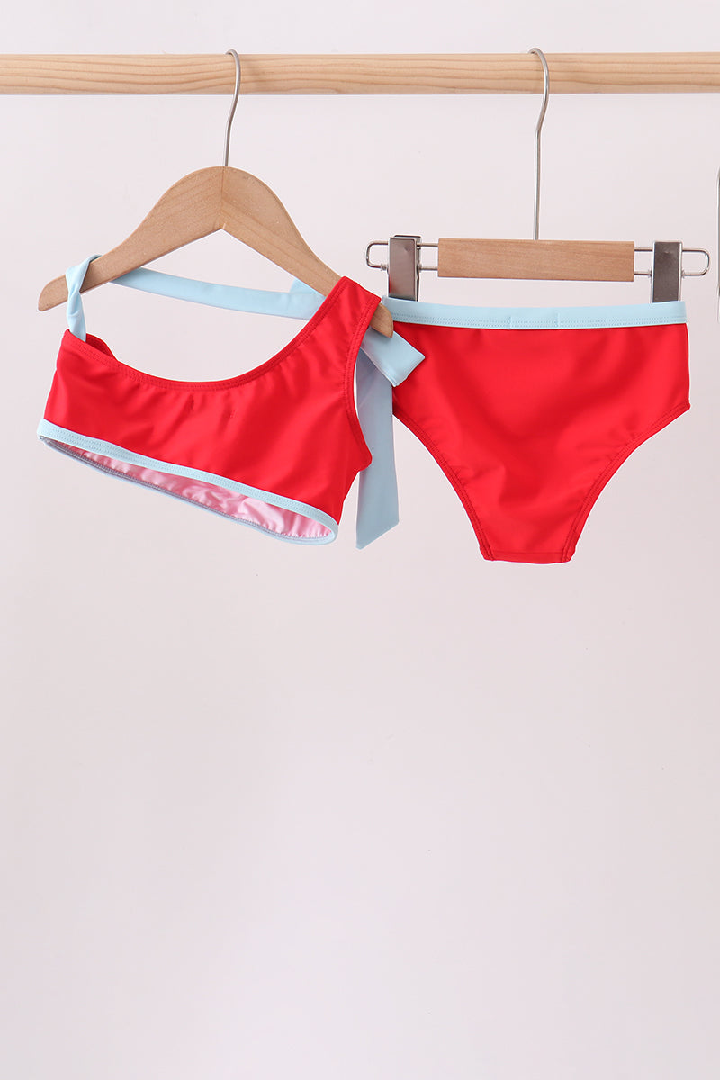 Red 2pc mom&me swimsuit - Aaria Tees Aaria Tees