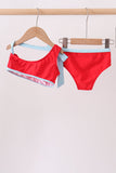 Red 2pc mom&me swimsuit - Aaria Tees Aaria Tees