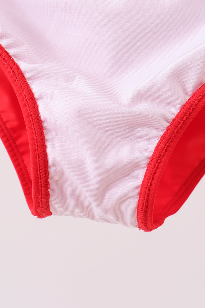 Red 2pc mom&me swimsuit - Aaria Tees Aaria Tees