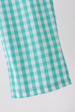 Green bow gingham jumpsuit - Aaria Tees Aaria Tees