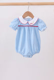 Blue Pencil Collar Bubble Aaria Tees