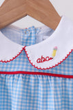 Blue Pencil Collar Bubble Aaria Tees