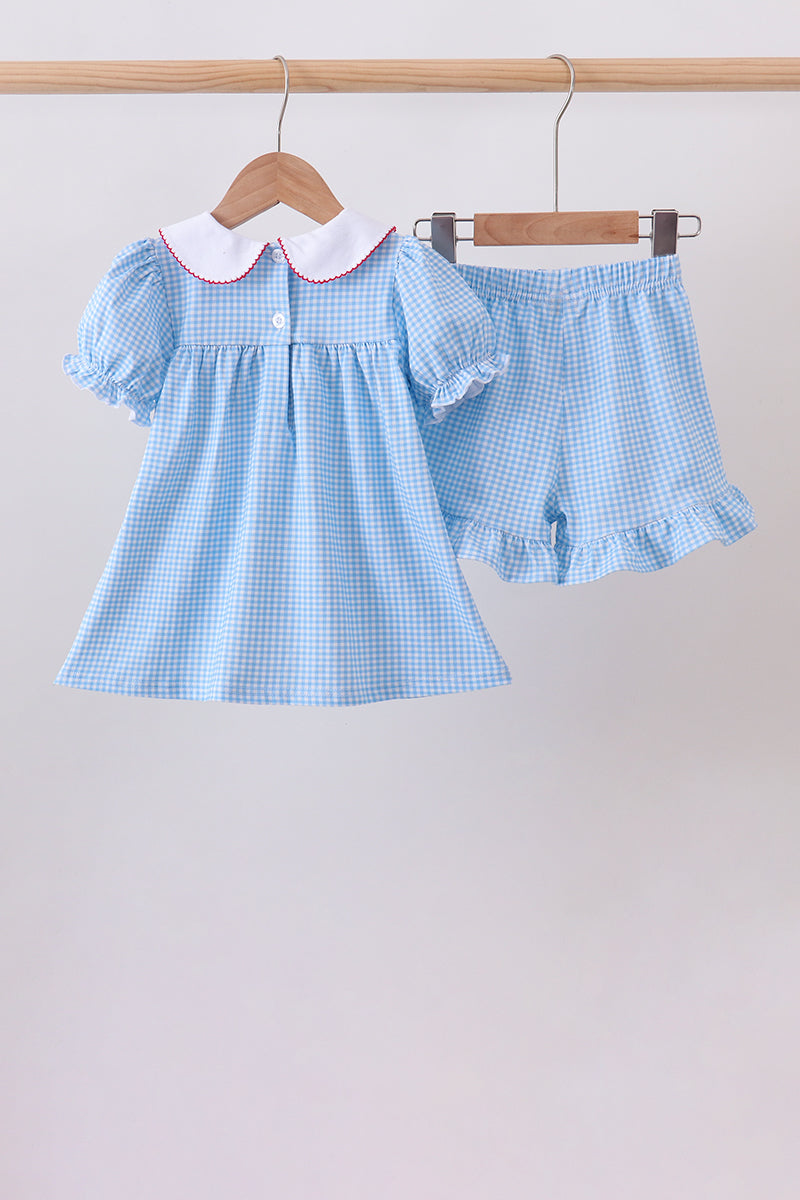 Blue Pencil Collar Set - Aaria Tees Aaria Tees