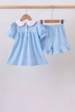 Blue Pencil Collar Set - Aaria Tees Aaria Tees