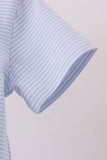Blue Apple Pencil Pocket Top Aaria Tees