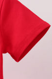 Red School Bus Pocket Polo Shirt Aaria Tees