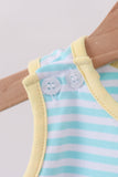 Blue Apple Embroidery Bubble Aaria Tees