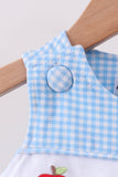 Blue Apple Smocked Bubble Aaria Tees