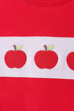 Red Apple Applique Top Aaria Tees