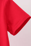 Red Apple Applique Top Aaria Tees
