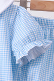 Blue Apple Smocked Bloomer Set - Aaria Tees Aaria Tees