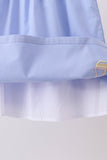 Blue Sailboat Embroidered Dress - Aaria Tees Aaria Tees
