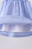 Blue Sailboat Embroidered Bloomer Set - Aaria Tees Aaria Tees