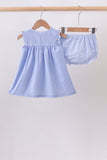 Blue Sailboat Embroidered Bloomer Set - Aaria Tees Aaria Tees