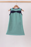 Green Ball Applique Dress Aaria Tees