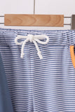 Teal pumpkin embroidery pants set - Aaria Tees Aaria Tees