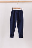 Navy icing ruffle pants - Aaria Tees Aaria Tees
