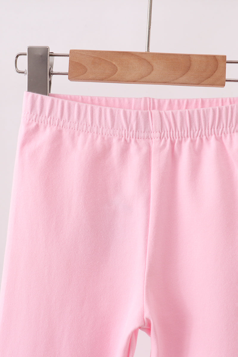 Pink ruffle pants - Aaria Tees Aaria Tees
