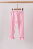 Pink ruffle pants - Aaria Tees Aaria Tees