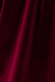 Maroon velvet ruffle dress - Aaria Tees Aaria Tees