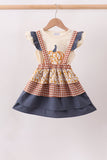 Pumpkin Floral Ruffle 2pc Set - Aaria Tees Aaria Tees