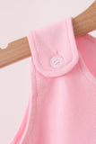 Pink turkey applique dress - Aaria Tees Aaria Tees