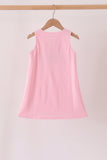 Pink turkey applique dress - Aaria Tees Aaria Tees