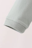 Green turkey embroidery top Aaria Tees