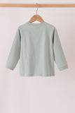 Green turkey embroidery top Aaria Tees