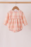 Pink plaid bubble Aaria Tees