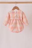 Pink plaid bubble Aaria Tees