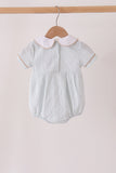 Green plaid turkey embroidery bubble Aaria Tees