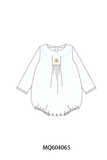 Blue dot turkey embroidery bubble Aaria Tees