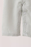Beige turkey embroidery gingham jonjon Aaria Tees