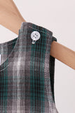 Green plaid jonjon Aaria Tees