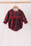 Red plaid bubble Aaria Tees