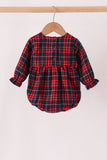 Red plaid bubble Aaria Tees