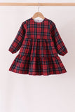 Red plaid dress Aaria Tees