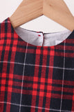 Red plaid dress Aaria Tees