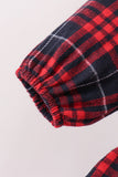 Red plaid dress Aaria Tees